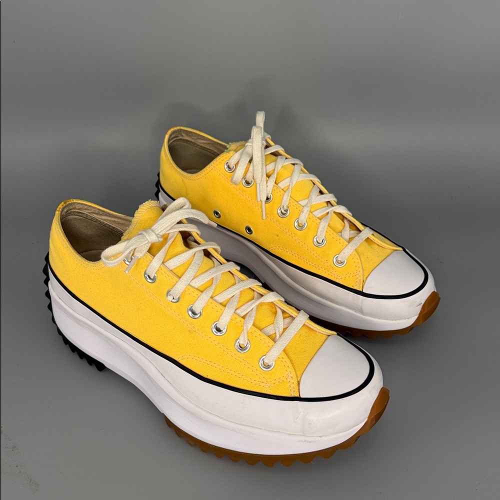 Converse Run Star‎ Hike Ox - Citron Pulse Yellow Platform Sneakers Men 10.5 W 12